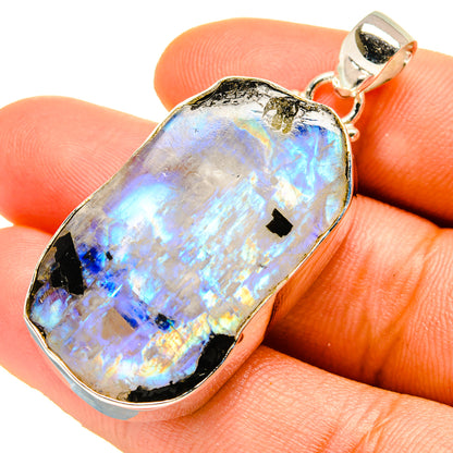 Rainbow Moonstone Pendants handcrafted by Ana Silver Co - PD759763