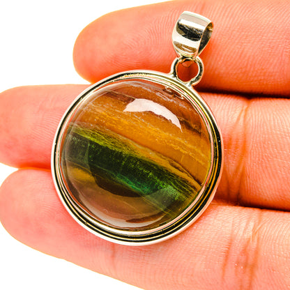 Green Fluorite Pendants handcrafted by Ana Silver Co - PD759767