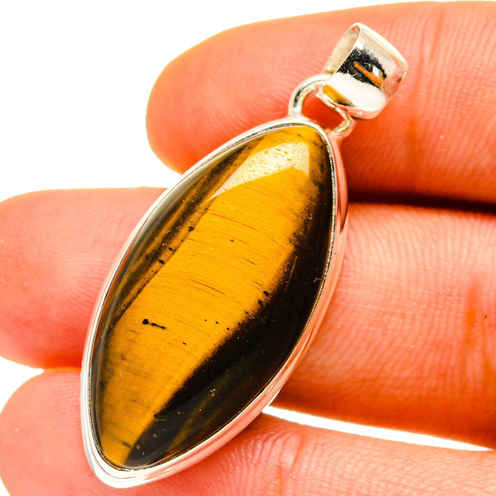 Tiger Eye Pendants handcrafted by Ana Silver Co - PD759784