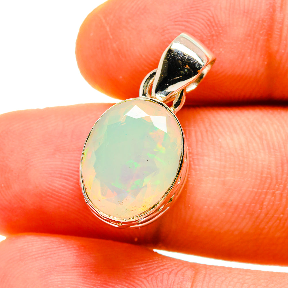 Ethiopian Opal Pendants handcrafted by Ana Silver Co - PD759788