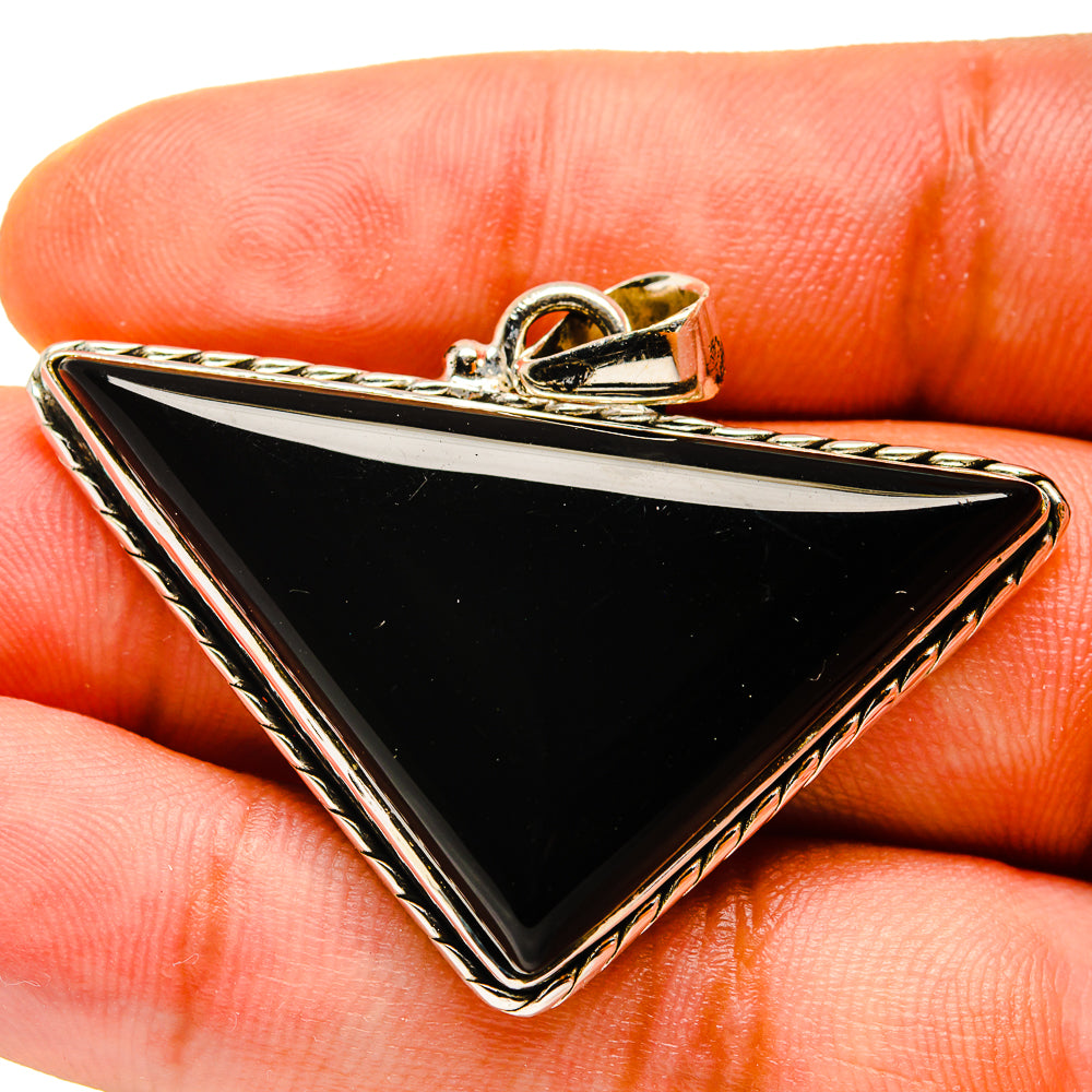 Black Onyx Pendants handcrafted by Ana Silver Co - PD759789