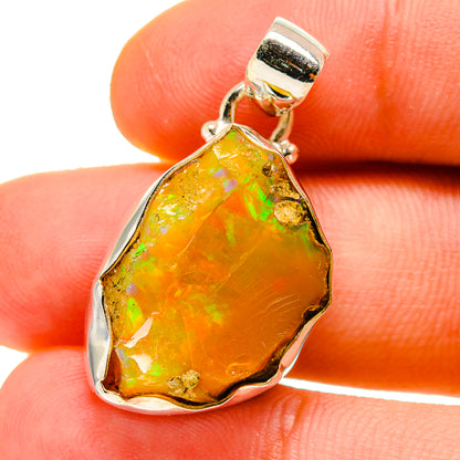 Ethiopian Opal Pendants handcrafted by Ana Silver Co - PD759793