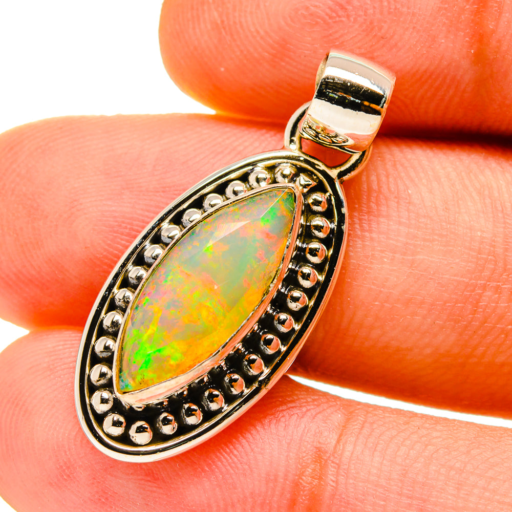 Ethiopian Opal Pendants handcrafted by Ana Silver Co - PD759797