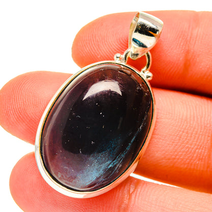 Blue Fluorite Pendants handcrafted by Ana Silver Co - PD759805