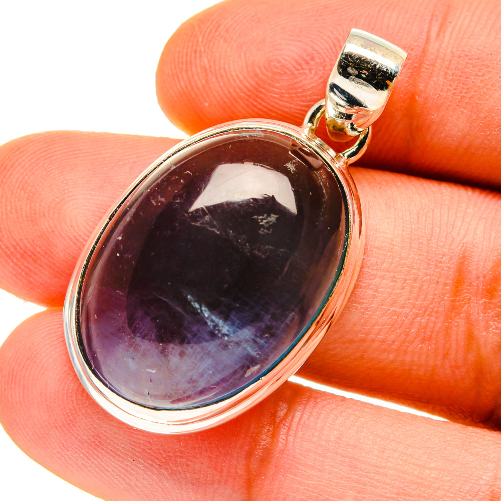 Blue Fluorite Pendants handcrafted by Ana Silver Co - PD759809