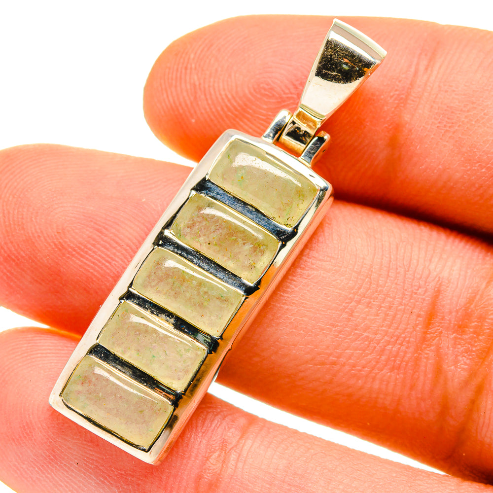Prehnite Pendants handcrafted by Ana Silver Co - PD759813