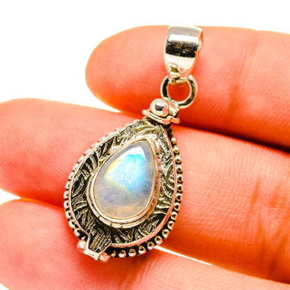 Rainbow Moonstone Pendants handcrafted by Ana Silver Co - PD759814