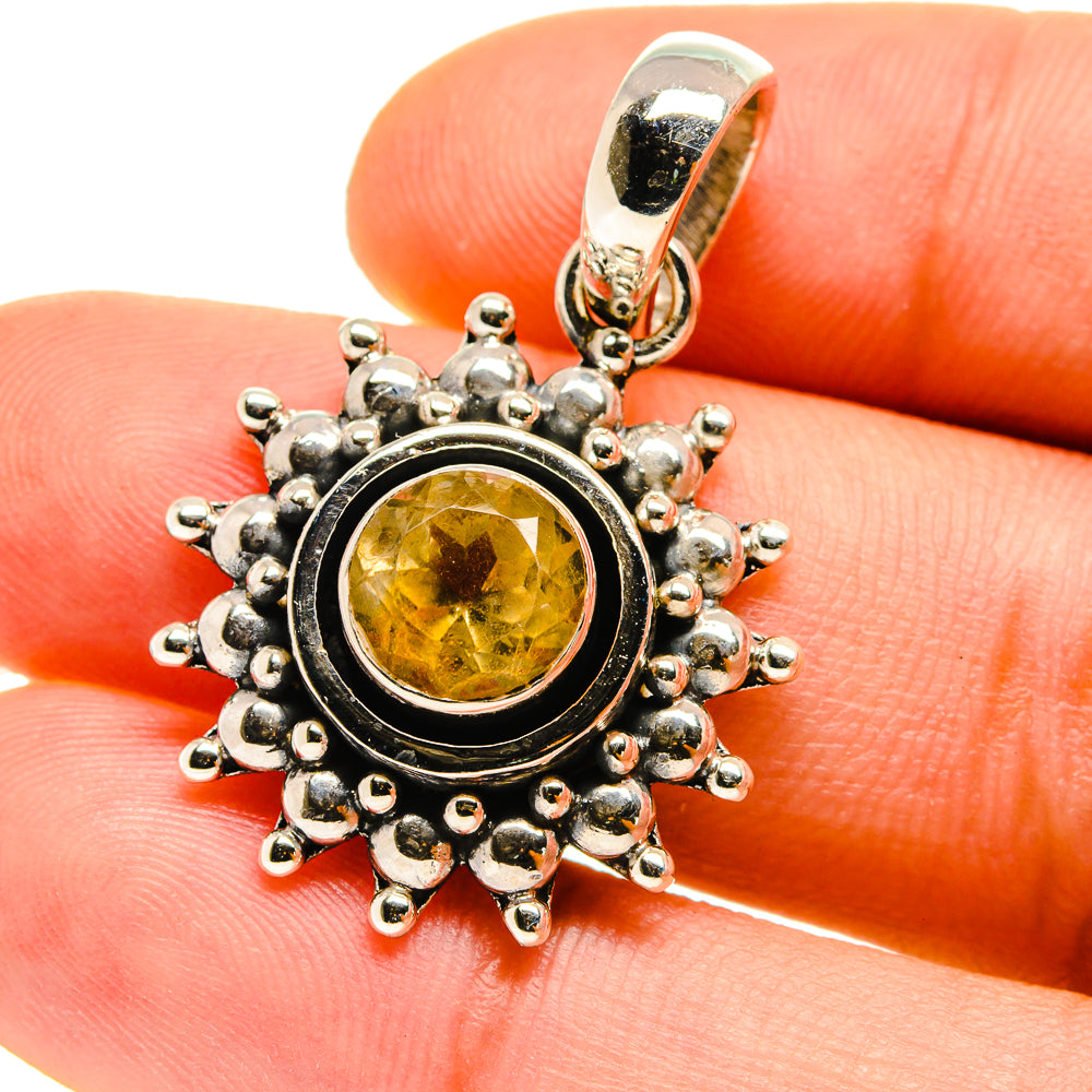 Citrine Pendants handcrafted by Ana Silver Co - PD759818