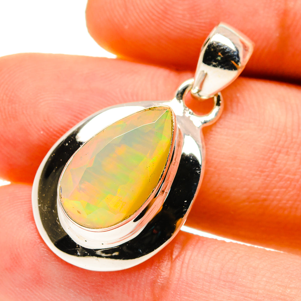 Ethiopian Opal Pendants handcrafted by Ana Silver Co - PD759820