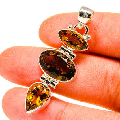 Citrine Pendants handcrafted by Ana Silver Co - PD759825