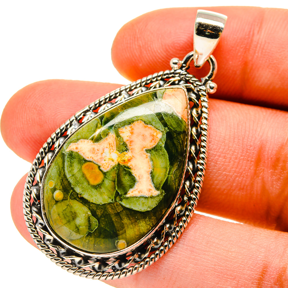 Rainforest Opal Pendants handcrafted by Ana Silver Co - PD759827