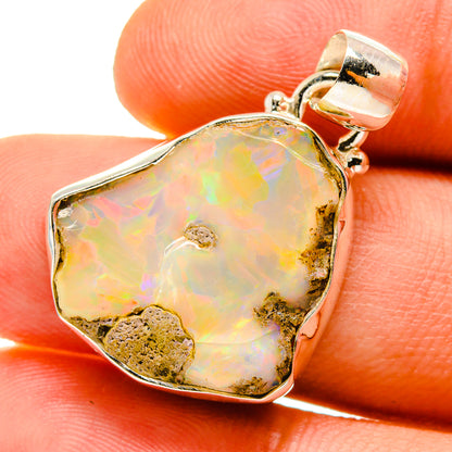 Ethiopian Opal Pendants handcrafted by Ana Silver Co - PD759833