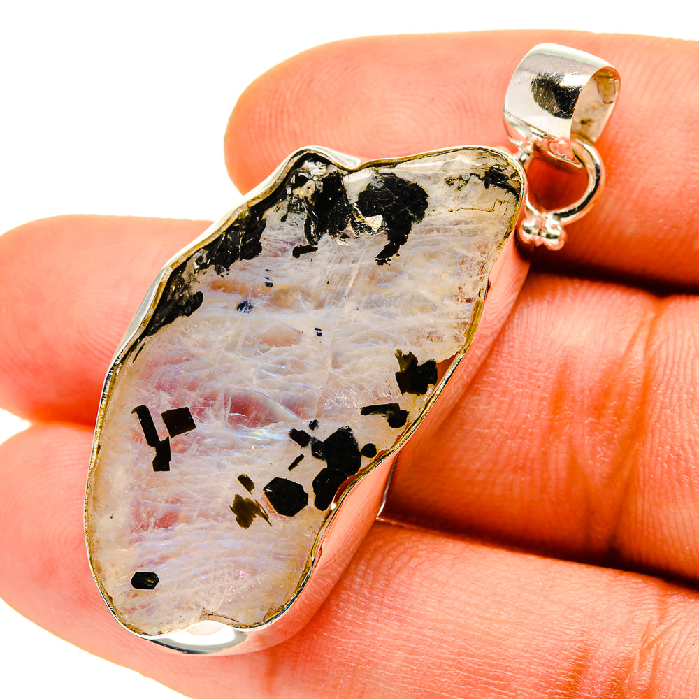 Rainbow Moonstone Pendants handcrafted by Ana Silver Co - PD759835