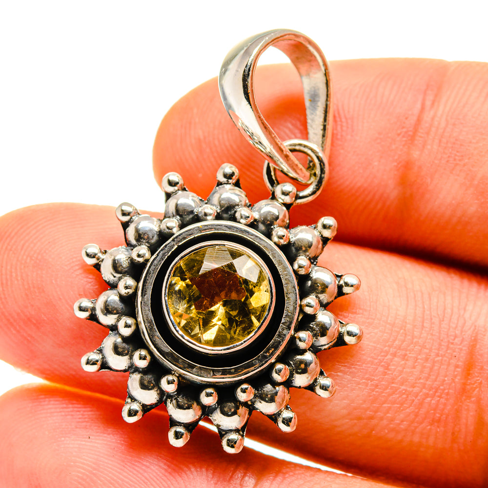 Citrine Pendants handcrafted by Ana Silver Co - PD759836
