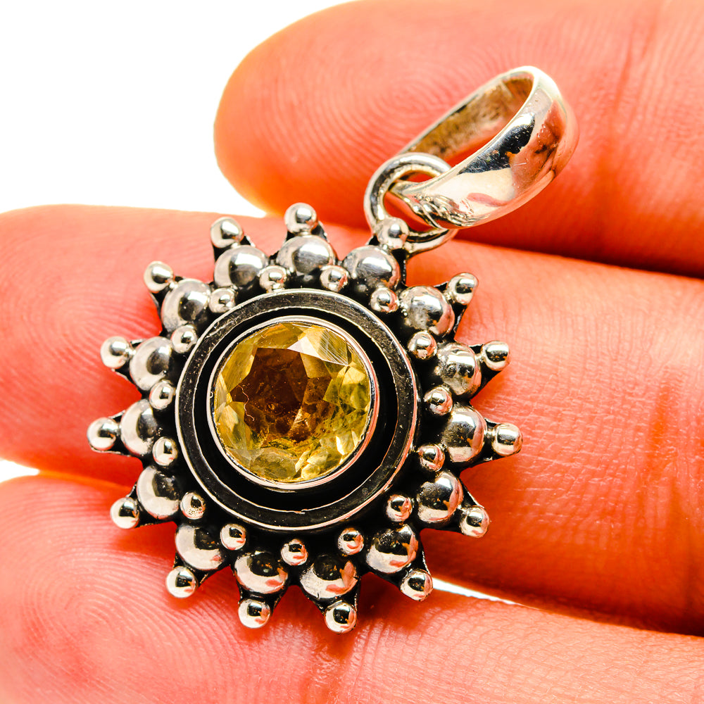 Citrine Pendants handcrafted by Ana Silver Co - PD759838