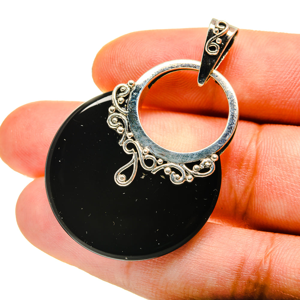 Black Onyx Pendants handcrafted by Ana Silver Co - PD759861