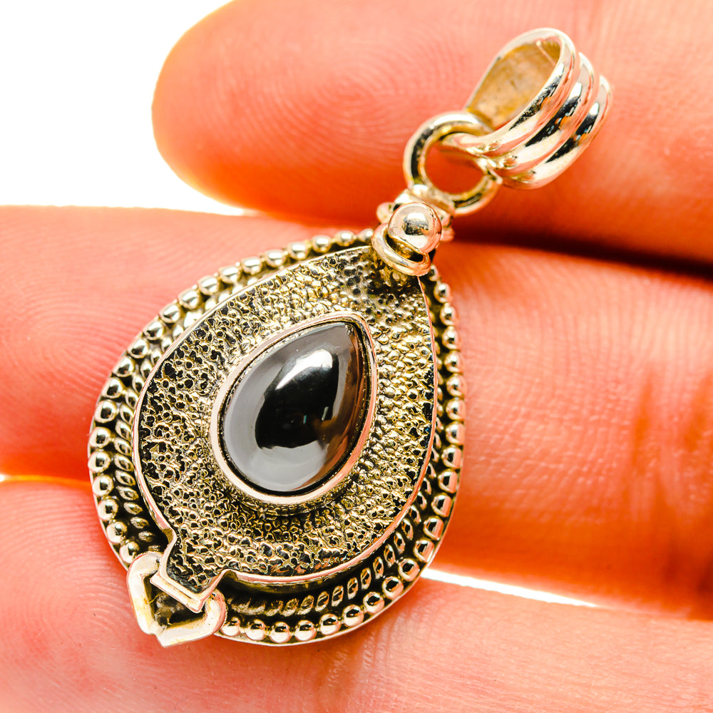 Hematite Pendants handcrafted by Ana Silver Co - PD759873