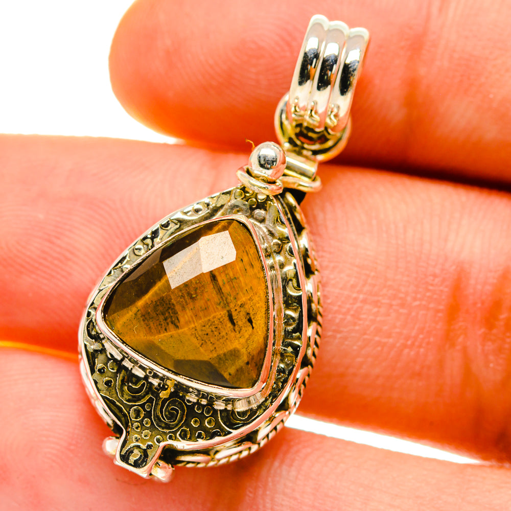 Tiger Eye Pendants handcrafted by Ana Silver Co - PD759874