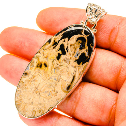 Peanut Wood Jasper Pendants handcrafted by Ana Silver Co - PD759887