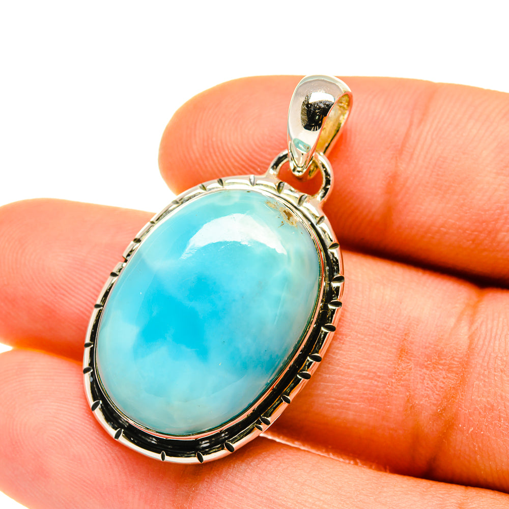 Larimar Pendants handcrafted by Ana Silver Co - PD4602