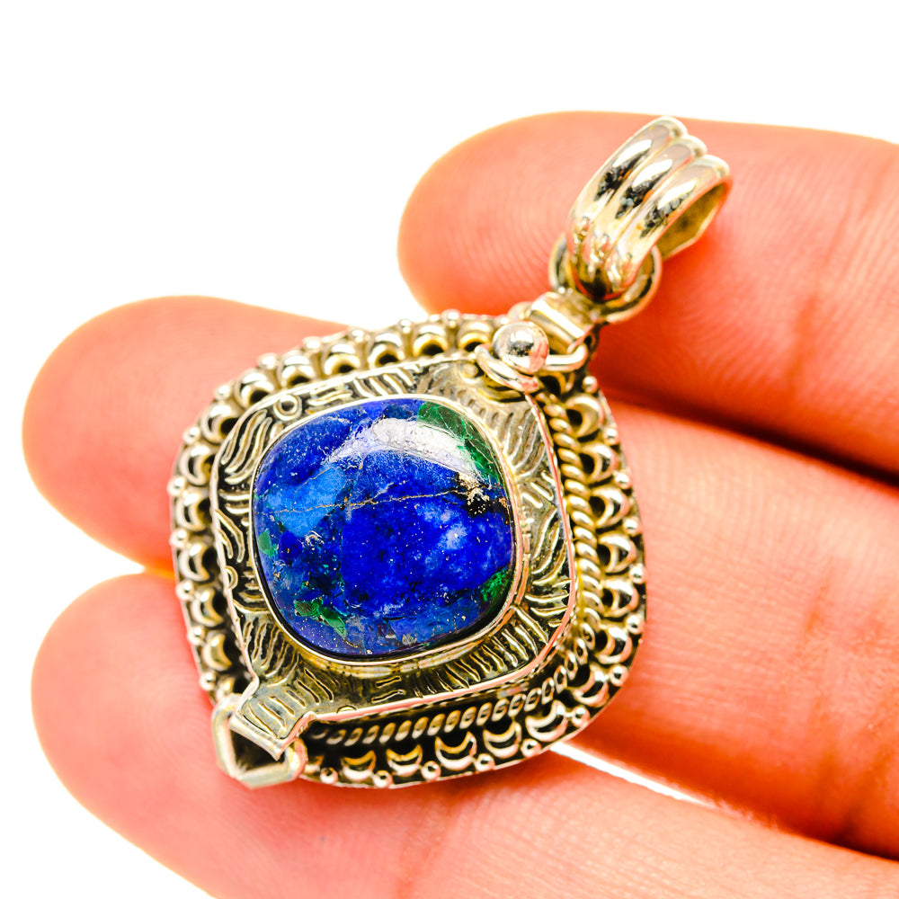 Azurite Pendants handcrafted by Ana Silver Co - PD4607