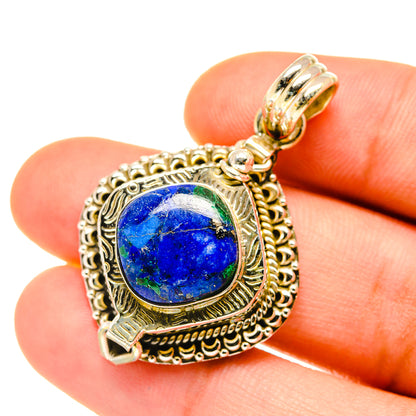 Azurite Pendants handcrafted by Ana Silver Co - PD4607