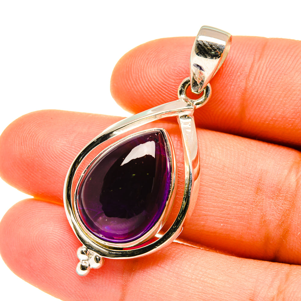 Amethyst Pendants handcrafted by Ana Silver Co - PD4617