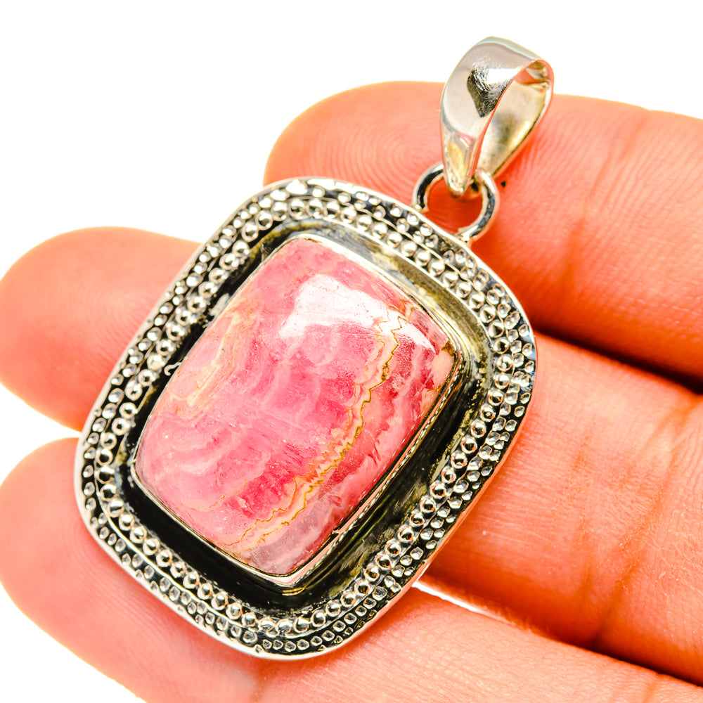Rhodochrosite Pendants handcrafted by Ana Silver Co - PD4619