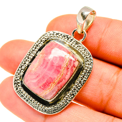 Rhodochrosite Pendants handcrafted by Ana Silver Co - PD4619