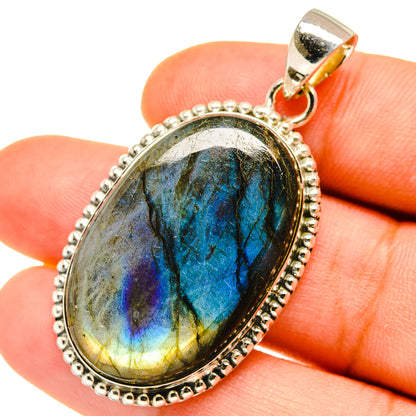 Labradorite Pendants handcrafted by Ana Silver Co - PD4623