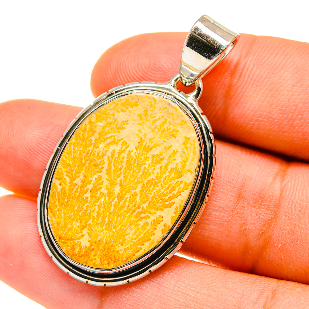 Germany Psilomelane Dendrite Pendants handcrafted by Ana Silver Co - PD4625