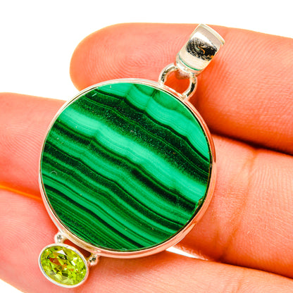 Malachite Pendants handcrafted by Ana Silver Co - PD4628