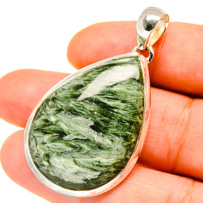 Seraphinite Pendants handcrafted by Ana Silver Co - PD4632