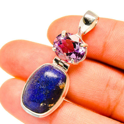 Lapis Lazuli Pendants handcrafted by Ana Silver Co - PD4653