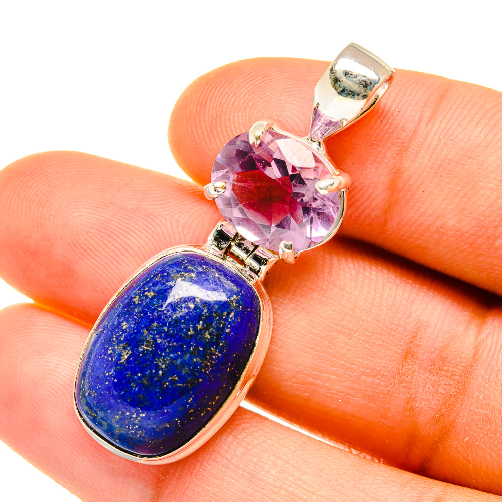 Lapis Lazuli Pendants handcrafted by Ana Silver Co - PD4654