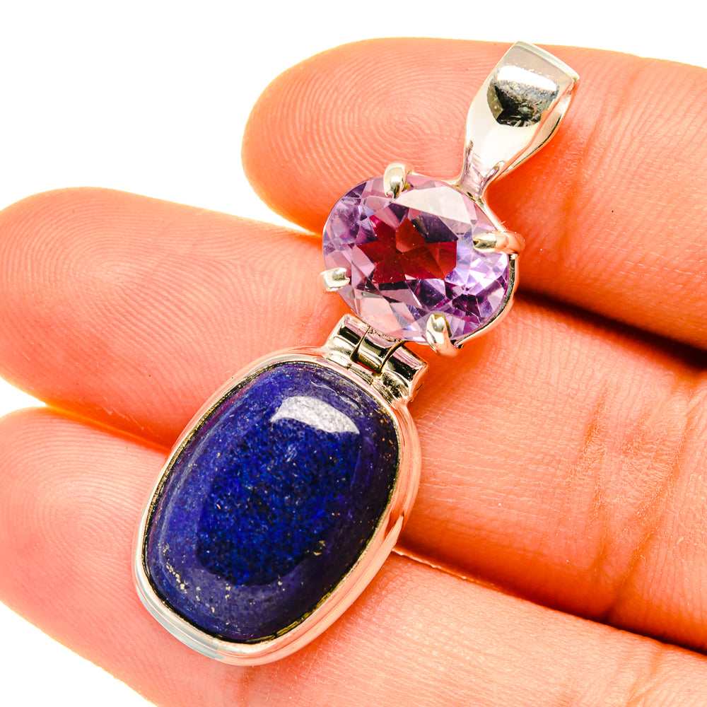 Lapis Lazuli Pendants handcrafted by Ana Silver Co - PD4655