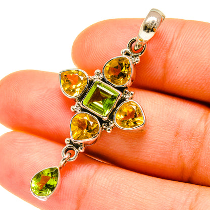 Peridot Pendants handcrafted by Ana Silver Co - PD4667