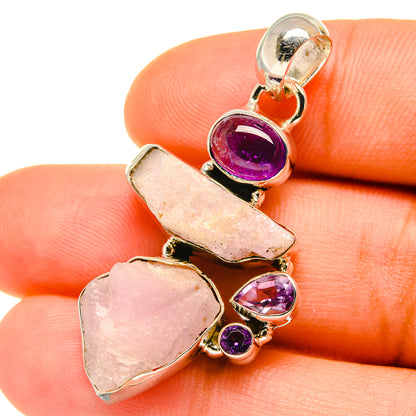 Kunzite Pendants handcrafted by Ana Silver Co - PD4670