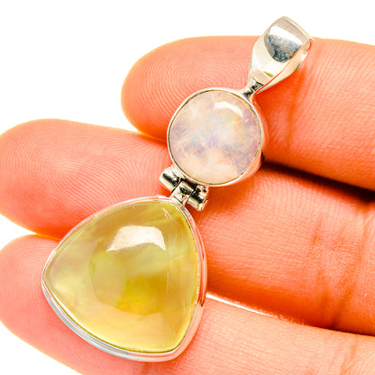 Prehnite Pendants handcrafted by Ana Silver Co - PD4678
