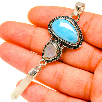 Larimar Pendants handcrafted by Ana Silver Co - PD4685