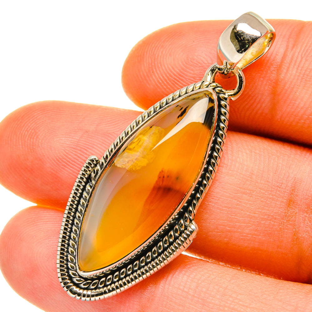 Montana Agate Pendants handcrafted by Ana Silver Co - PD4691