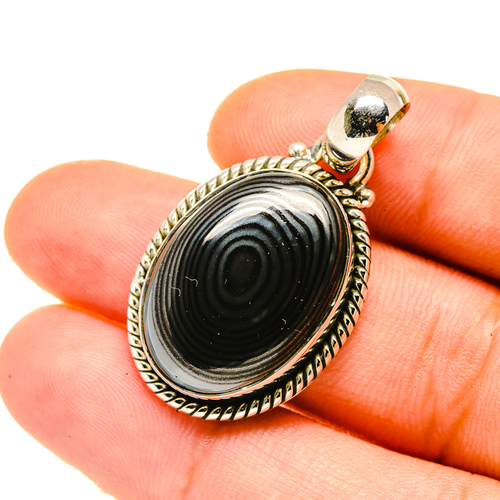 Psilomelane Pendants handcrafted by Ana Silver Co - PD4698