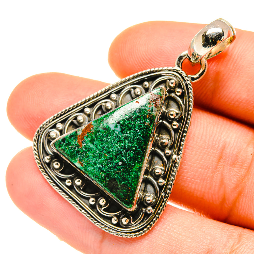 Chrysocolla Pendants handcrafted by Ana Silver Co - PD4707
