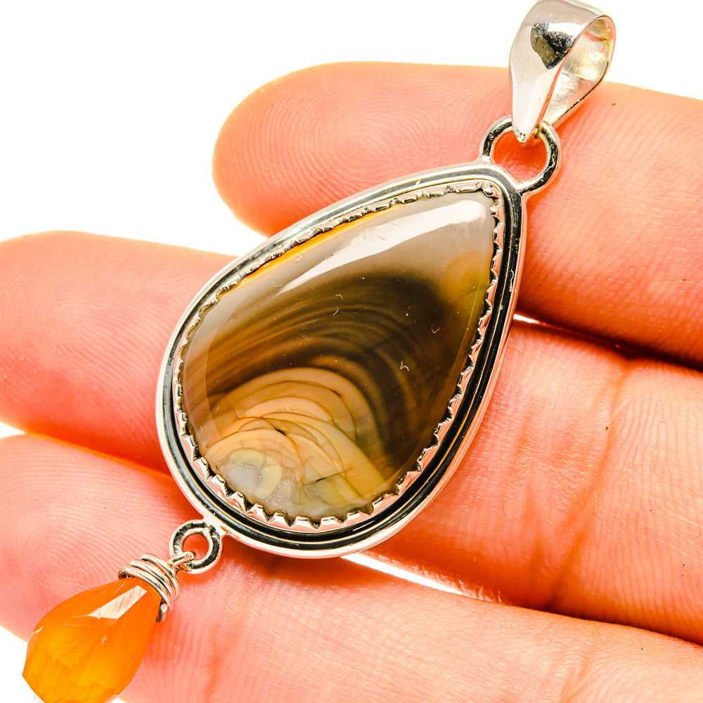 Willow Creek Jasper Pendants handcrafted by Ana Silver Co - PD4725
