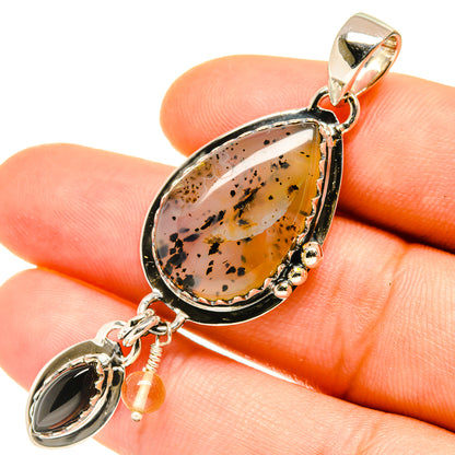 Montana Agate Pendants handcrafted by Ana Silver Co - PD4731