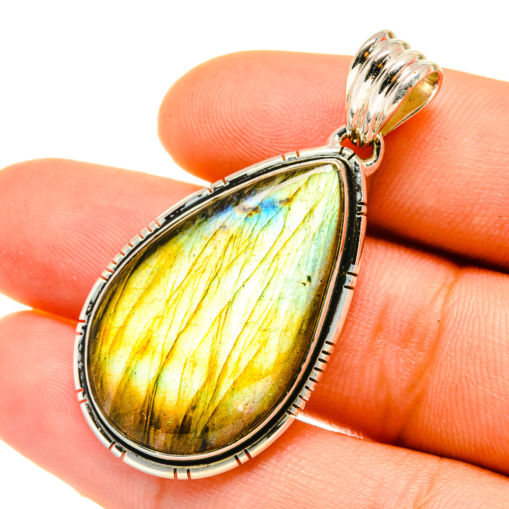 Labradorite Pendants handcrafted by Ana Silver Co - PD4734