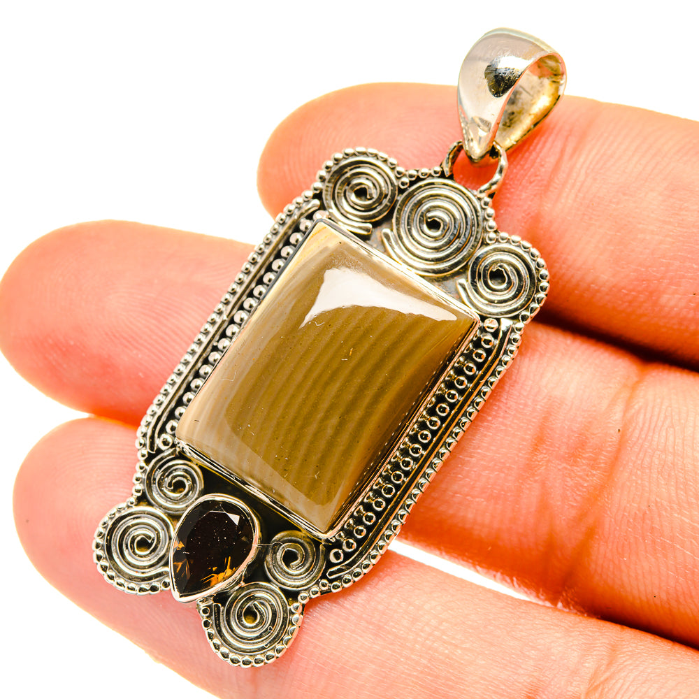 Willow Creek Jasper Pendants handcrafted by Ana Silver Co - PD4736