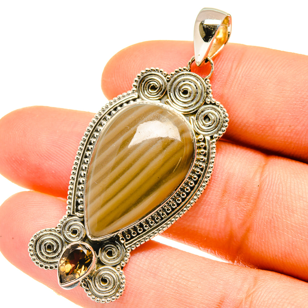 Willow Creek Jasper Pendants handcrafted by Ana Silver Co - PD4738