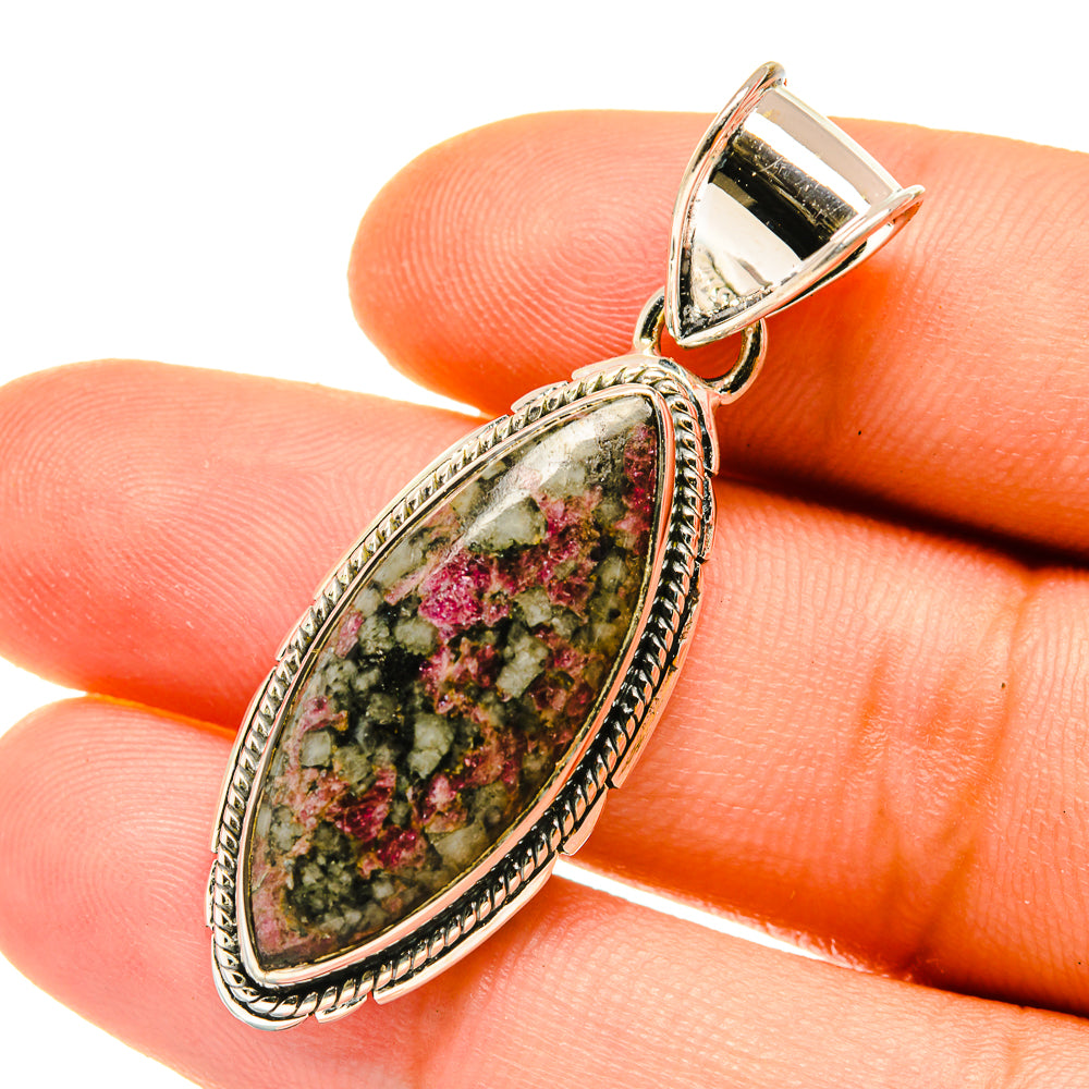 Russian Eudialyte Pendants handcrafted by Ana Silver Co - PD4741