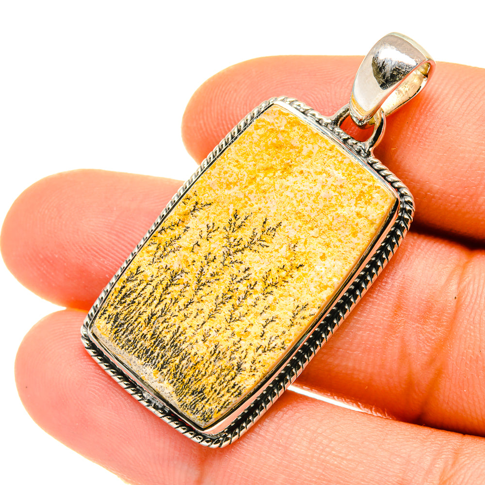 Germany Psilomelane Dendrite Pendants handcrafted by Ana Silver Co - PD4751